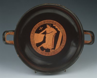 Kylix a figure rosse da Painter of the Paris Gigantomachy