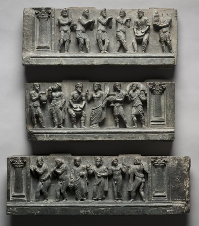 Rilievo bacchico, Pakistan, Gandhara, area di Buner, primo periodo Kushan (AD 1-320) da Pakistani School