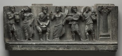 Rilievo bacchico, Pakistan, Gandhara, area di Buner, primo periodo Kushan (1-320 d.C.) da Pakistani School