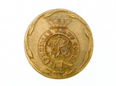 Bottone, Corpo di Stato Maggiore del Bengala, 1876-1891 da Pakistani School