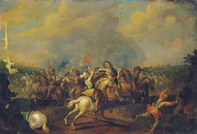 Uno scontro di cavalleria da Palamedes Palamedesz