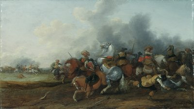 Uno scontro di cavalleria, 1632 da Palamedes Palamedesz