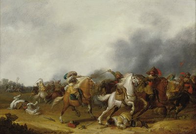 Uno scontro di cavalleria, 1634 da Palamedes Palamedesz