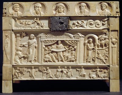 Arte paleocristiana: Reliquiario decorato con scene dell