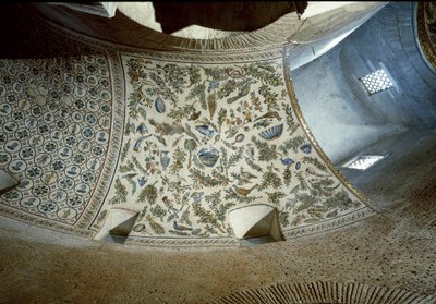 Arte paleocristiana: scena di raccolta (dettaglio) da Paleo Christian