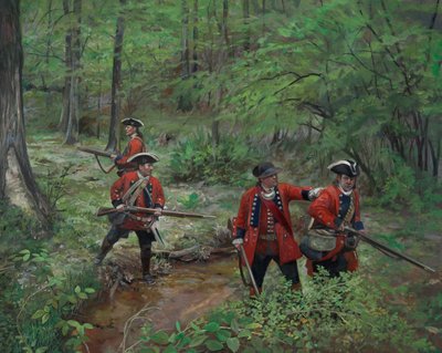 60° Reggimento di Piedi dei Reali Americani, 2013 (olio su tela) da Pamela Patrick White