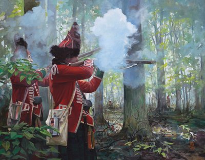 77° Highlanders, 2017 (olio su tela) da Pamela Patrick White