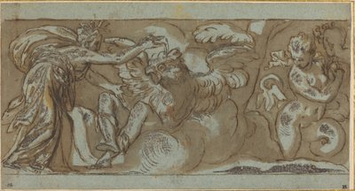 Cerere trasforma Ascalafus in un uccello di cattivo auspicio da Paolo Farinati