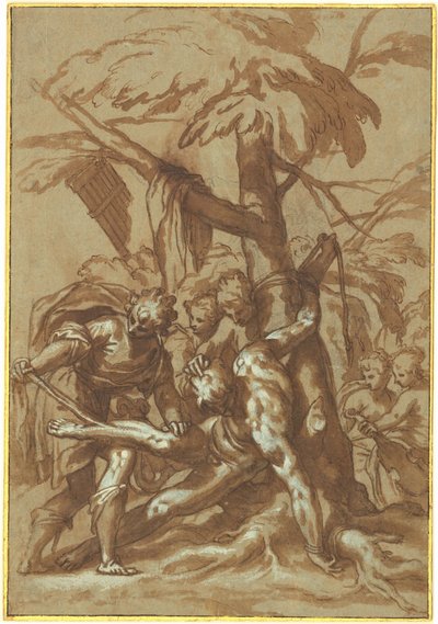 La scorticatura di Marsia da Paolo Farinati