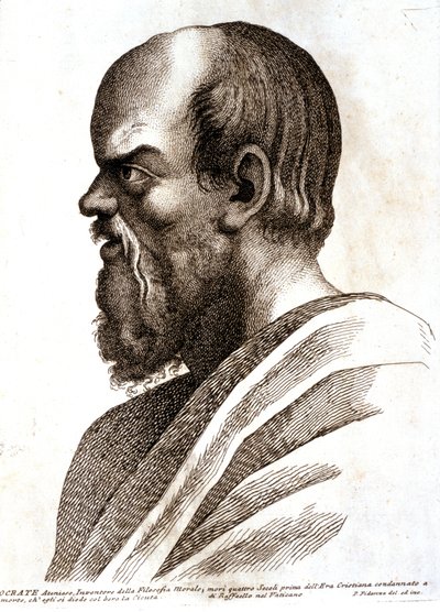 SOCRATE. 1757-1760 (incisione) da Paolo Fidanza