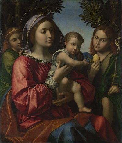 La Vergine e il Bambino con il Battista e un angelo da Paolo Morando