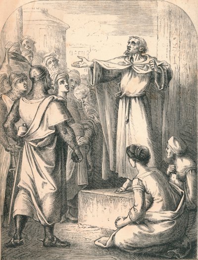 Pietro predica la prima crociata da Paolo Priolo