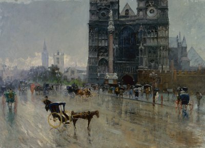Santuario, Westminster (olio su tela) da Paolo Sala