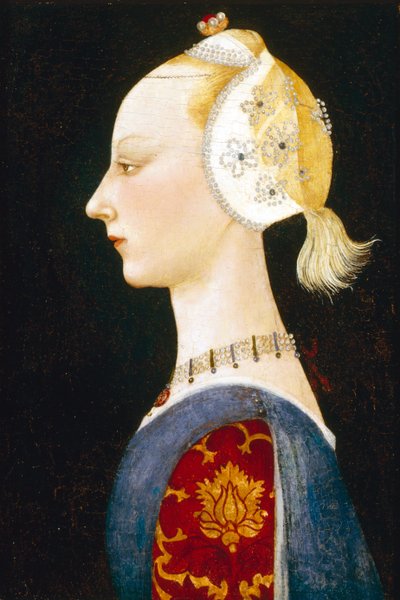 Una giovane donna di moda, 1462-1465 da Paolo Uccello