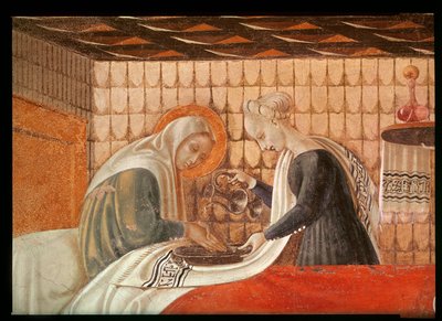 Nascita della Vergine, (dettaglio di Sant