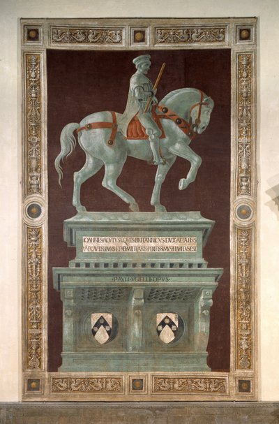 Affresco raffigurante John Hawkwood da Paolo Uccello