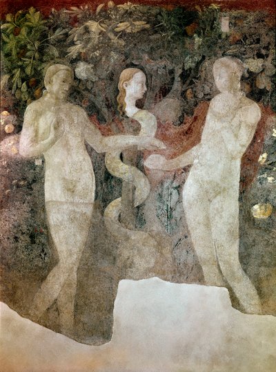 Genesi, creazione di Eva e il peccato originale da Paolo Uccello