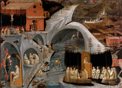 Scena di vita eremitica o Tebaide da Paolo Uccello