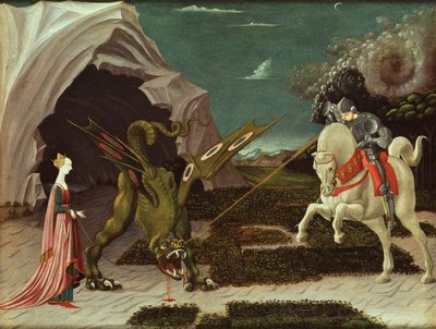 San Giorgio e il drago, c.1470 da Paolo Uccello