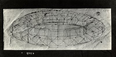 Studio di un "mazzocchio" (base imbottita arrotolata di un cappuccio) da Paolo Uccello