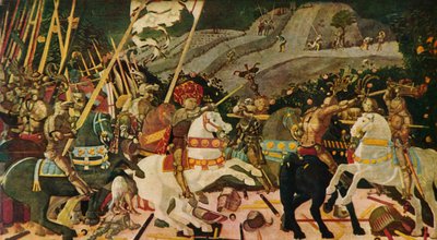 La Battaglia di San Romano da Paolo Uccello