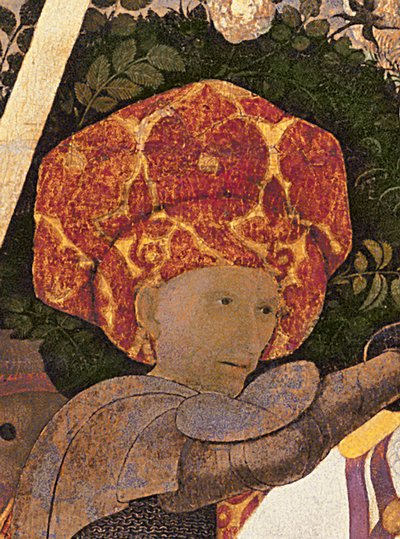 La Battaglia di San Romano, (dettaglio della testa di Niccolò da Tolentino) da Paolo Uccello