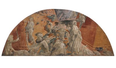 Il diluvio e le acque che si ritirano da Paolo Uccello