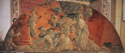 Il diluvio e il ritiro delle acque, 1447-48 da Paolo Uccello