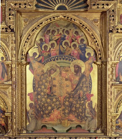 Incoronazione della Vergine (dettaglio del polittico) da Paolo Veneziano