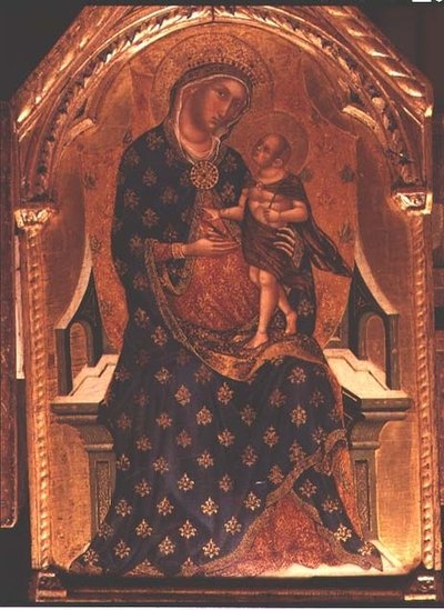 Madonna col Bambino in trono da Paolo Veneziano
