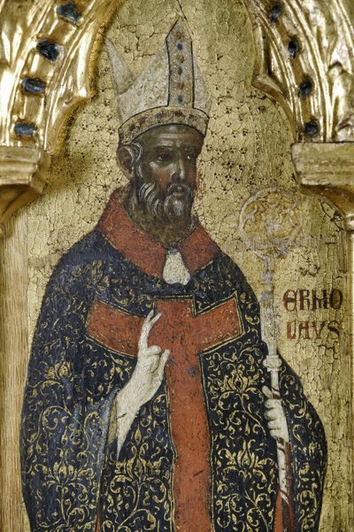 San Ermolaio (dettaglio) da Paolo Veneziano