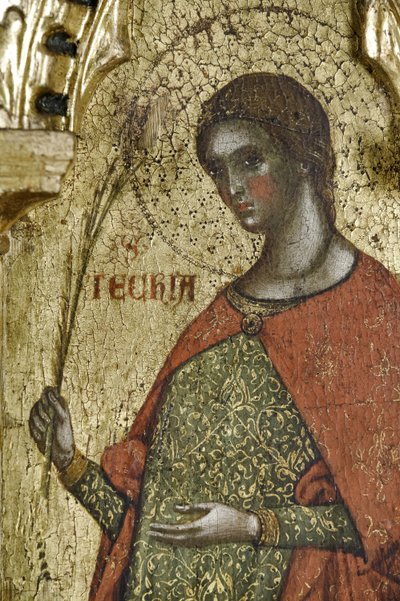 Santa Tecla (dettaglio) da Paolo Veneziano