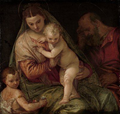Sacra Famiglia con il giovane San Giovanni da Paolo Veronese (workshop of)