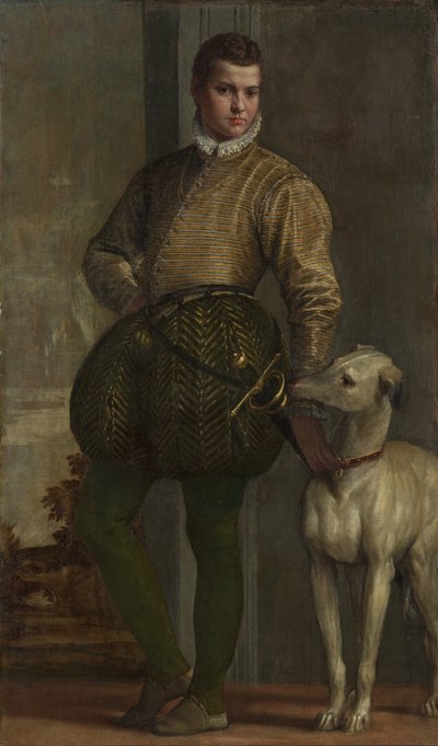 Ragazzo con un levriero, forse 1570s da Paolo Veronese