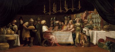 Giuditta festeggiata da Oloferne da Paolo Veronese