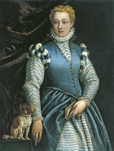 Ritratto di una Donna con un cane da Paolo Veronese