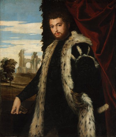 Ritratto di un giovane che indossa pelliccia di lince da Paolo Veronese