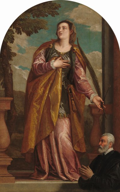 Santa Lucia e un donatore da Paolo Veronese