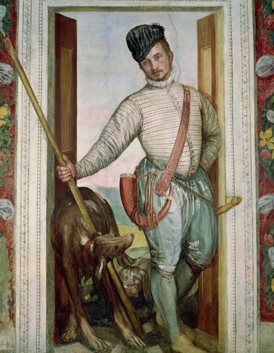 Autoritratto in costume da caccia, 1562 da Paolo Veronese