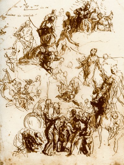 Schizzo per il martirio di San Giorgio, 1913 da Paolo Veronese