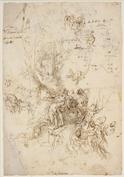 Bozzetti per la nascita e la morte di Adone da Paolo Veronese