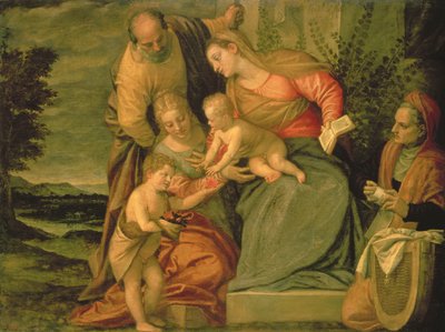 La Sacra Famiglia con Sant