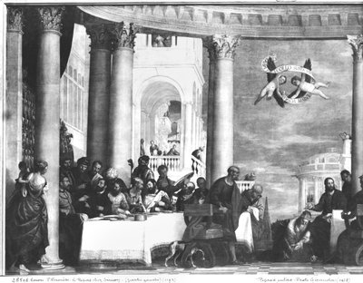 Il pasto a casa di Simone il Fariseo, dettaglio del lato sinistro, 1570 (dettaglio) da Paolo Veronese