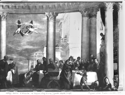 Il pasto a casa di Simone il Fariseo (dettaglio) da Paolo Veronese
