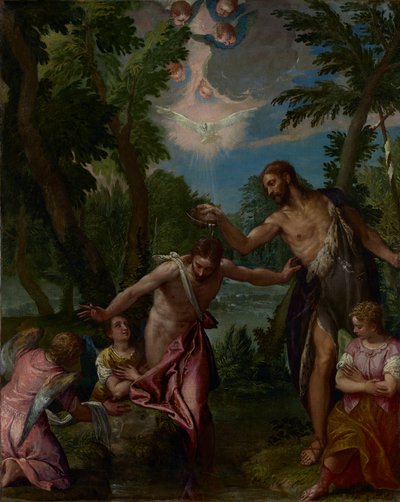 Il battesimo di Cristo da Paolo Veronese and workshop