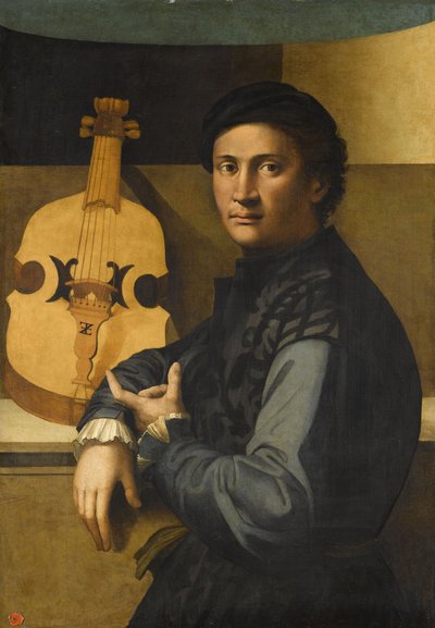 Ritratto di un violista da Paolo Zacchia the Elder