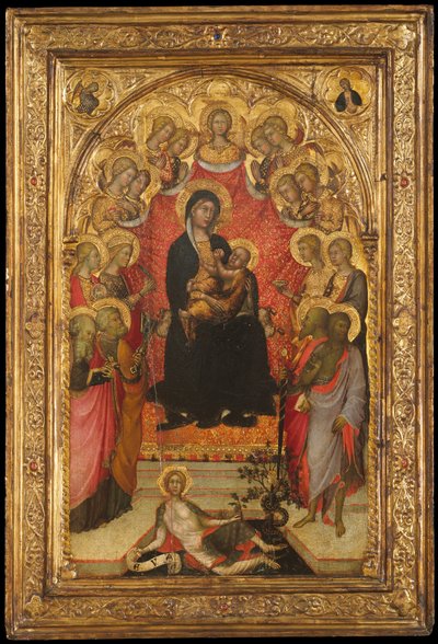 Madonna col Bambino in trono con San Giovanni Evangelista, San Pietro, Sant