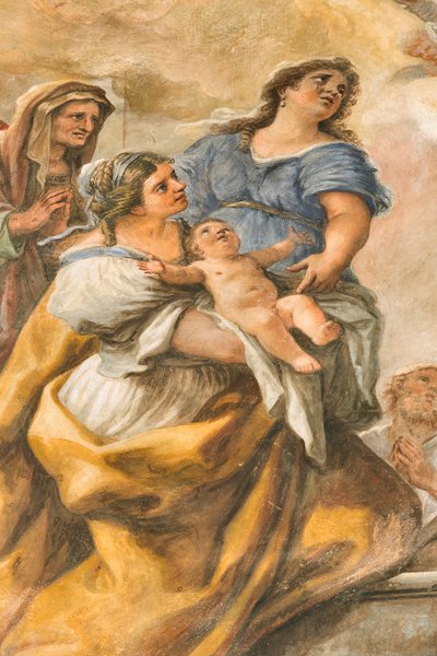 Affreschi raffiguranti la vita di San Cataldo da Paolo di Matteis