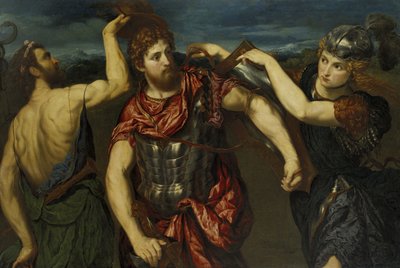 Perseo armato da Mercurio e Minerva da Paris Bordone