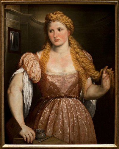 Ritratto di una giovane donna da Paris Bordone